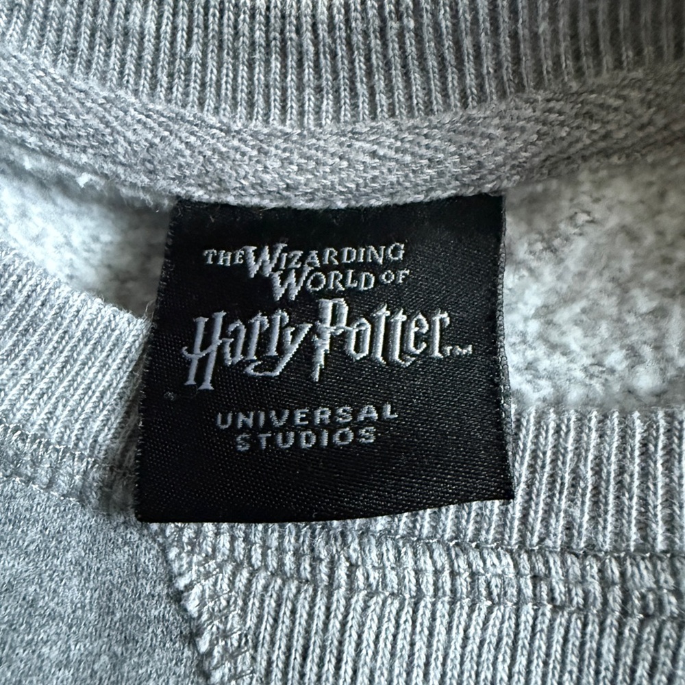 Harry Potter 'Slytherin' Pullover Gray Sweatshirt - XL - Picture 4 of 7